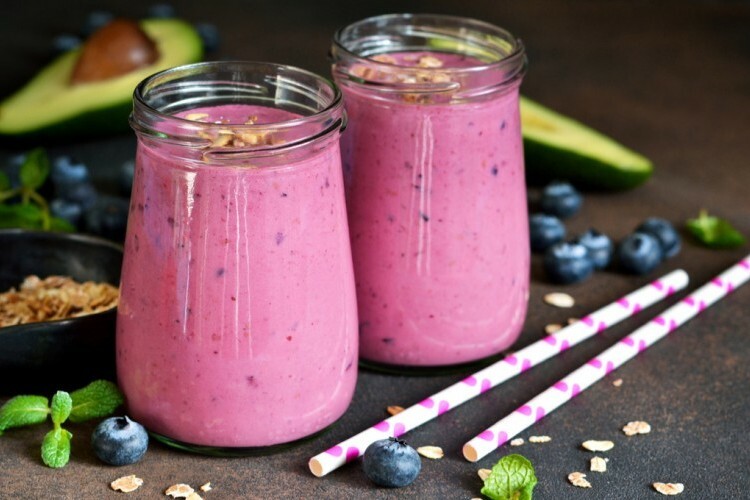 سموزي توت ازرق - Smothie BlueBerry